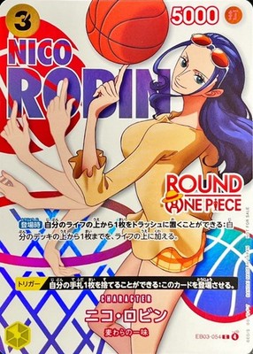 Nico Robin EB03-054 ROUND 1 x ONE PIECE Card Promo Japanese 2026 NM