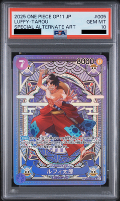 PSA 10 Luffy-Tarou ST18-005 SR SP A Fist of Divine Speed ONE PIECE Card Japanese