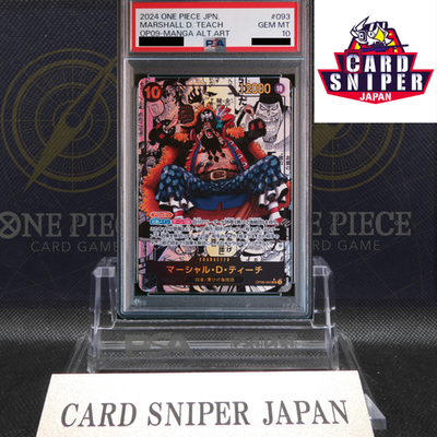 PSA 10 Teach OP09-093 Manga Alt Art Emperors in the New World ONE PIECE Japanese