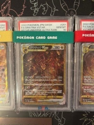 PSA10 Giratina Arceus Palkia Dialga Gold UR 259 260-262/172 VSTAR Universe JP