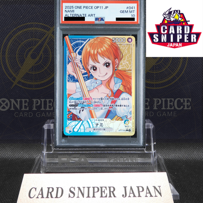 PSA 10 Nami L OP11-041 Parallel A Fist of Divine Speed ONE PIECE Card Japanese