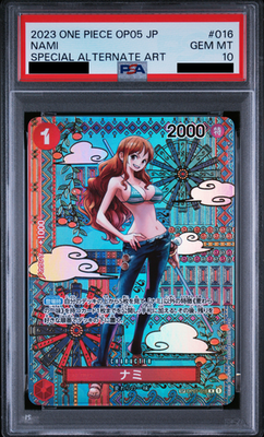 PSA 10 Nami R OP01-016 SP Awakening of the New Era ONE PIECE Card Game Japanese