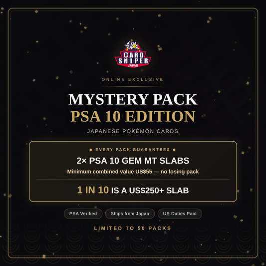 PSA 10 Mystery Pack — 2× Guaranteed Gem Mint Slabs (Online Exclusive)