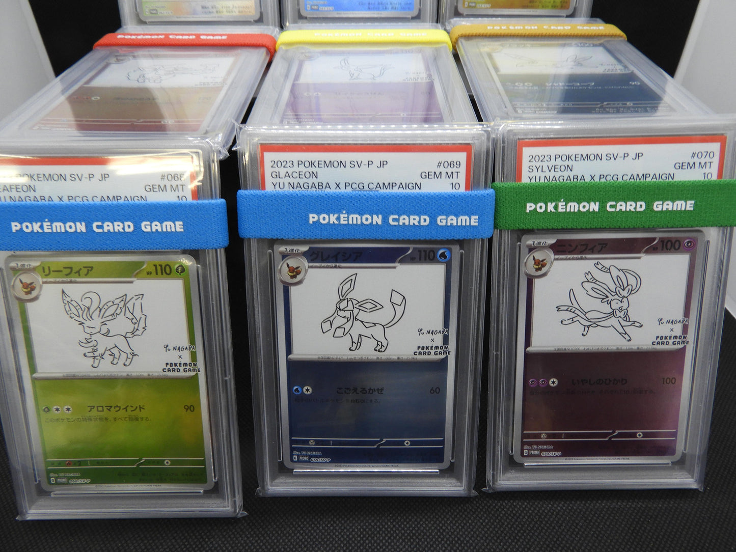 All PSA10 Pokemon Japanese Yu Nagaba Eevee Promo Card Set Of 9 complete japan