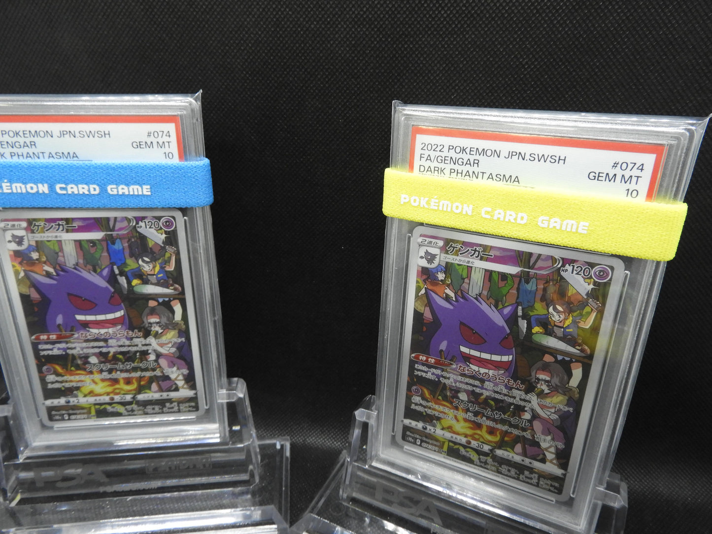 PSA 10 GEM MINT POKEMON 2022 GENGAR 074/071 CHR DARK PHANTASMA S10a set of 2
