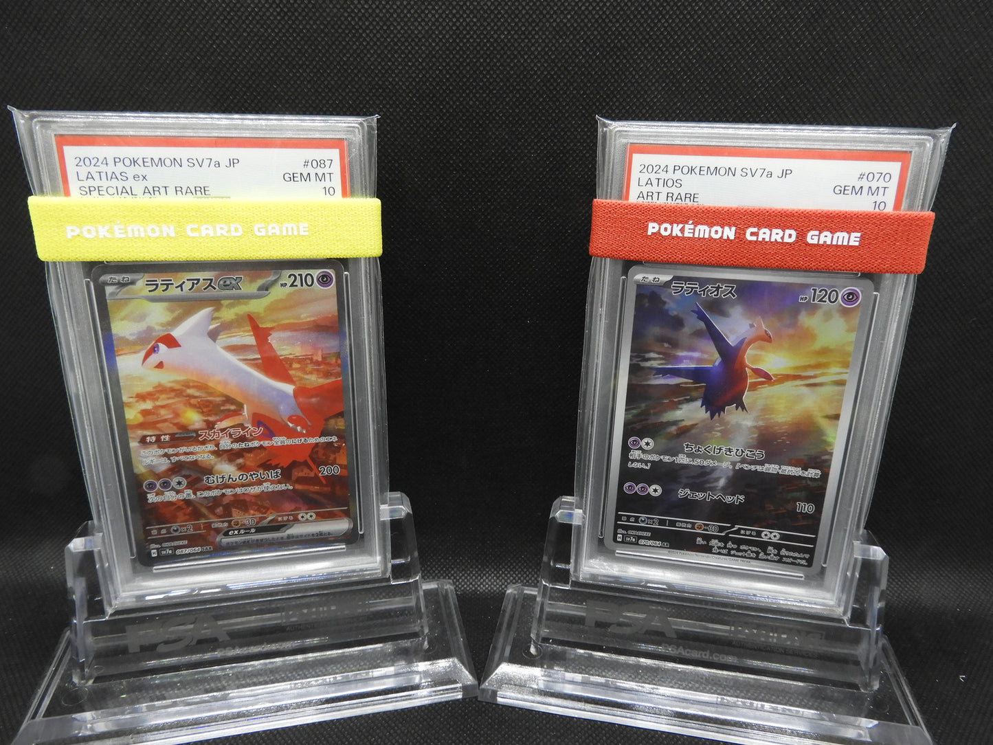 PSA10 Latios 070/064 AR Latias ex 087/064 SAR SV7a Pokemon Japanese